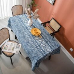 Alternative view of Bohemian Geometric Print Pure Cotton Tablecloth