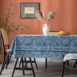Bohemian Geometric Print Pure Cotton Tablecloth