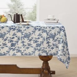 Pastoral Floral Pure Cotton Rectangular Tablecloth
